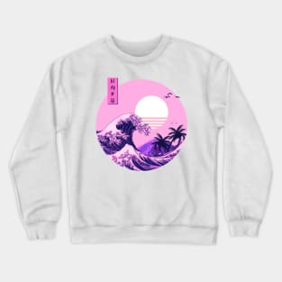 wave kanagawa Crewneck Sweatshirt